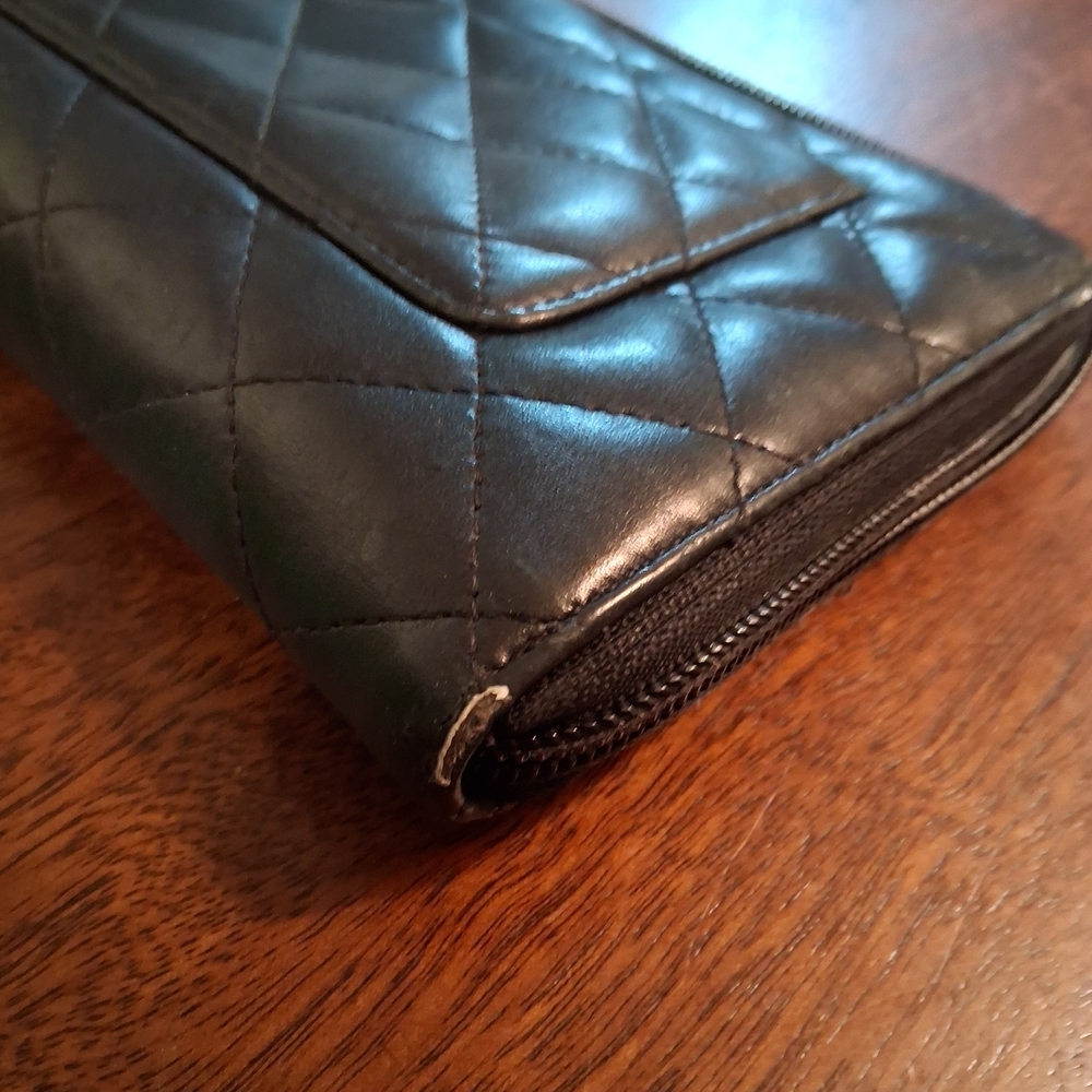 Chanel Black Quilted Wallet - Picture 7 of 16